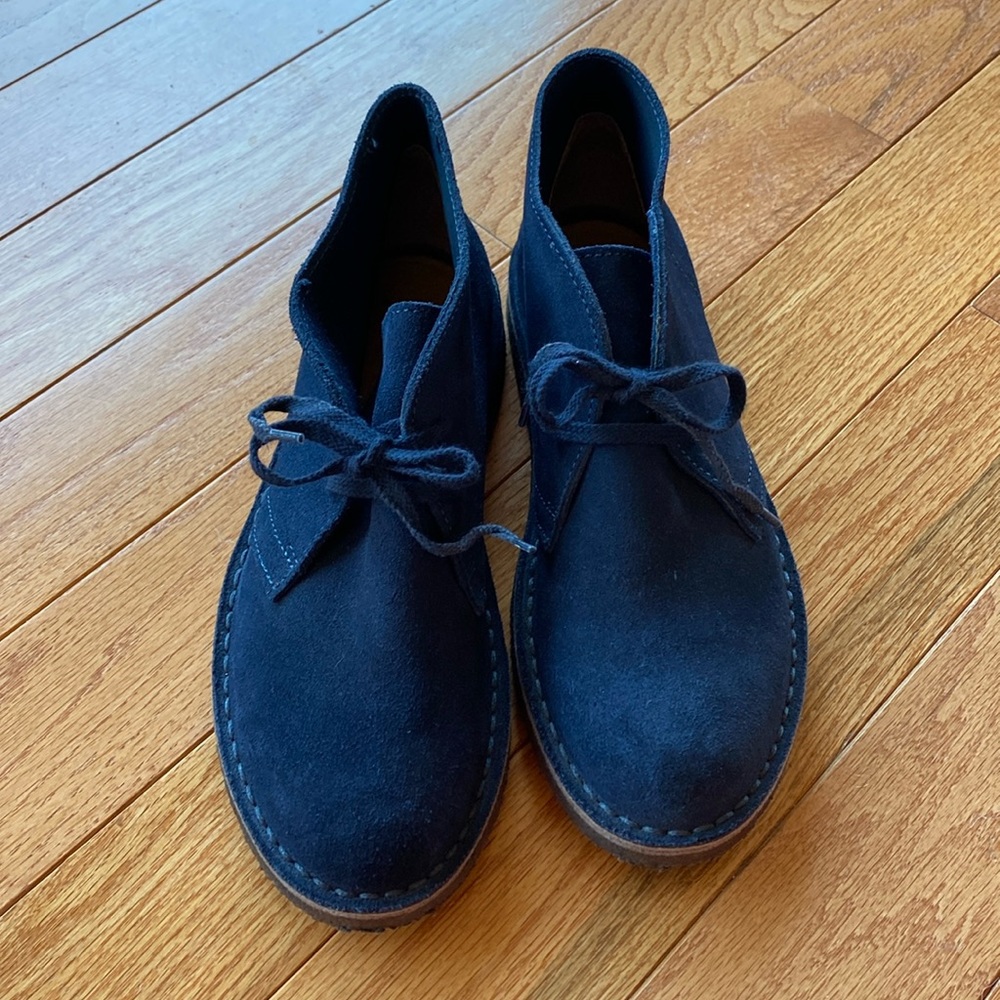Jcrew Crewcuts Kids Navy Suede MacAlister Boots